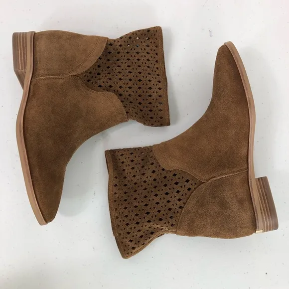 Michael Michael Kors SuedeBrown Ankle Boots Sz 6