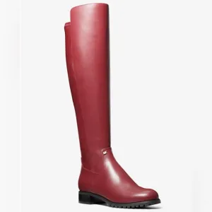 Micheal Kors Dark Cherry Britt Riding Boot