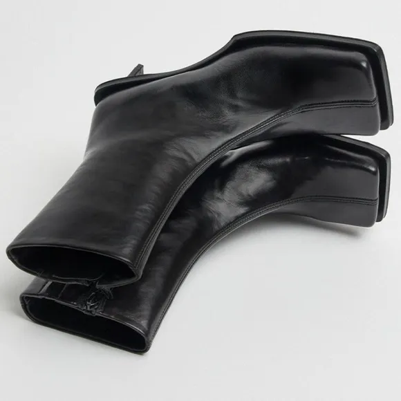 MIISTA BRENDA SONIC BLACK NAPPA ANKLE BOOTS
