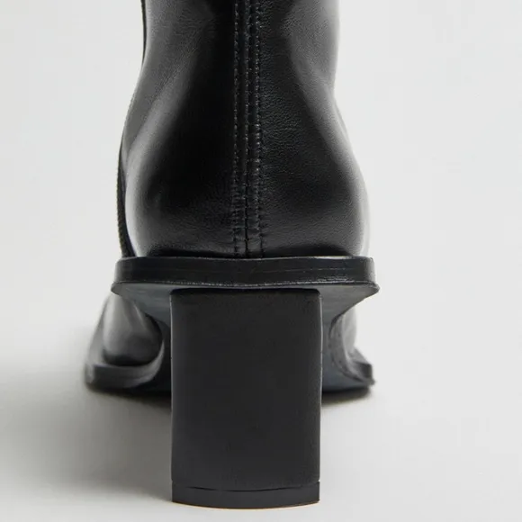 MIISTA BRENDA SONIC BLACK NAPPA ANKLE BOOTS