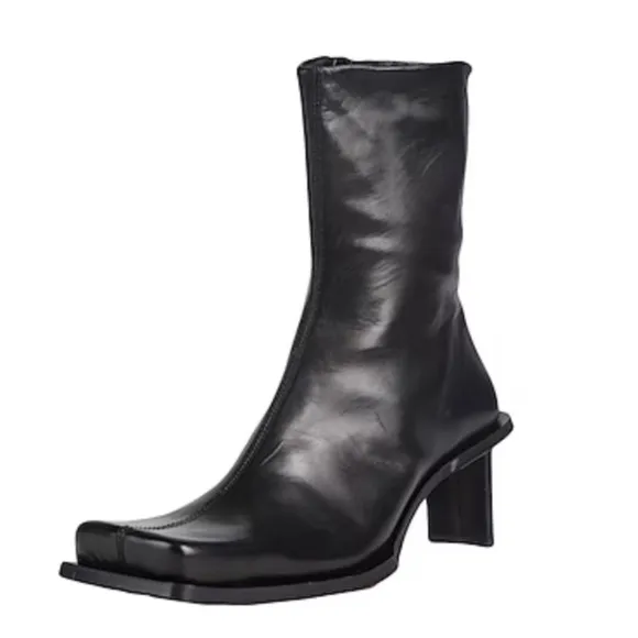 MIISTA BRENDA SONIC BLACK NAPPA ANKLE BOOTS