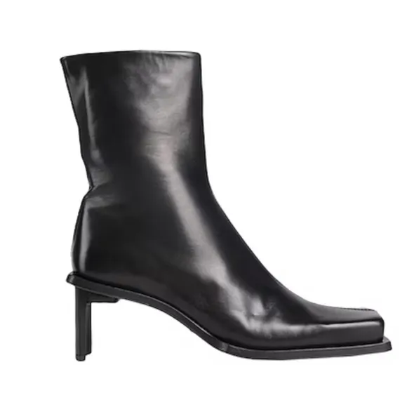 MIISTA BRENDA SONIC BLACK NAPPA ANKLE BOOTS