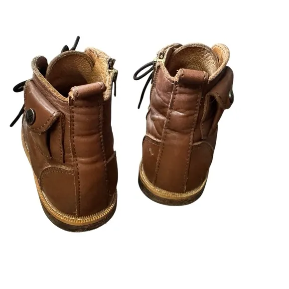 Mikoleon Heirloom Brown Leather Boots Sz 25