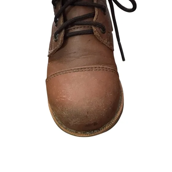 Mikoleon Heirloom Brown Leather Boots Sz 25