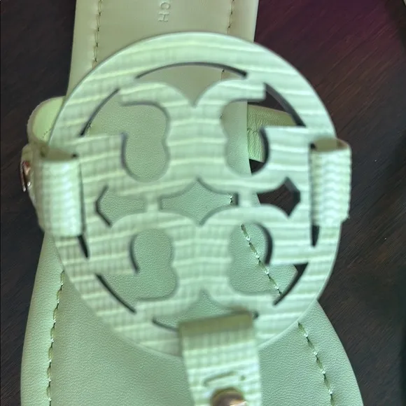 Miller Embossed Leather Sandals NEW