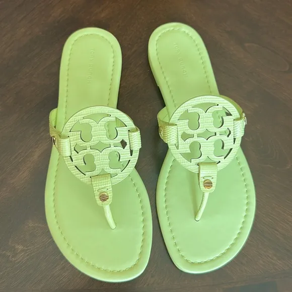 Miller Embossed Leather Sandals NEW