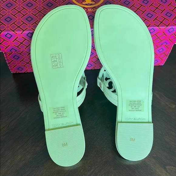 Miller Embossed Leather Sandals NEW