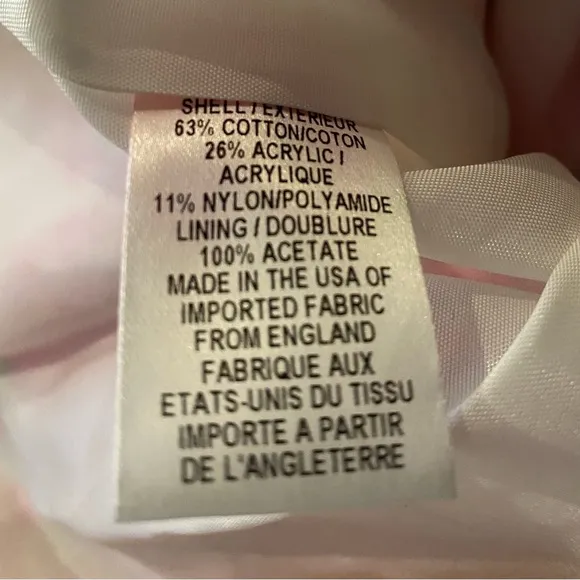 Milly of NY Strapless Pink and Green Diamond Pattern Textured Sheath Dress Sz  2