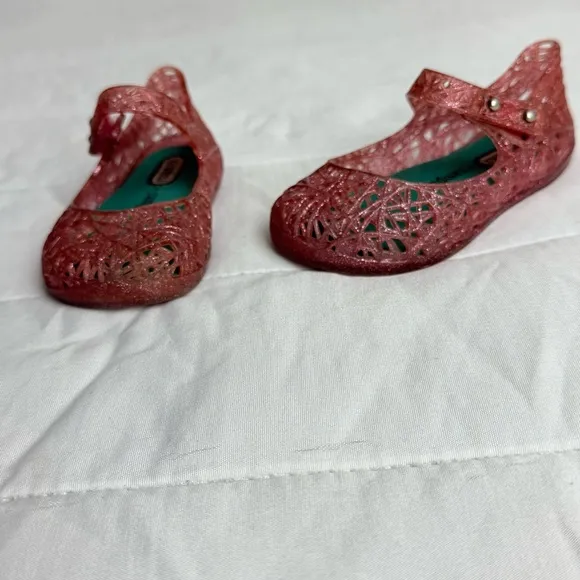Mini Melissa Pink Sandals &amp; Zaxy Baby Rush Sandals