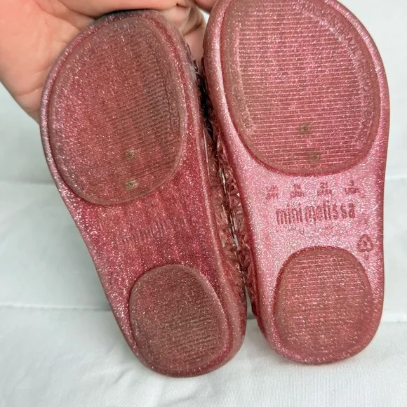 Mini Melissa Pink Sandals &amp; Zaxy Baby Rush Sandals
