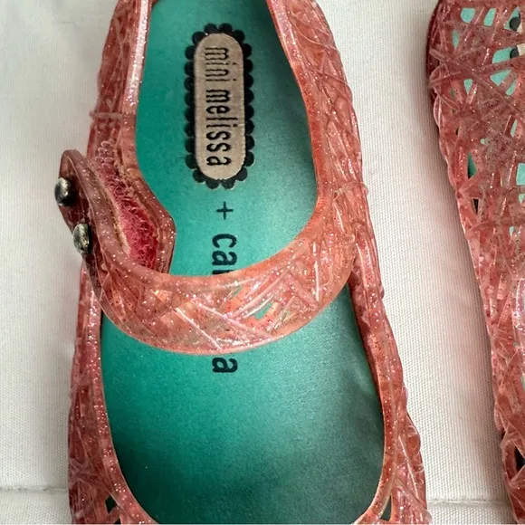 Mini Melissa Pink Sandals &amp; Zaxy Baby Rush Sandals