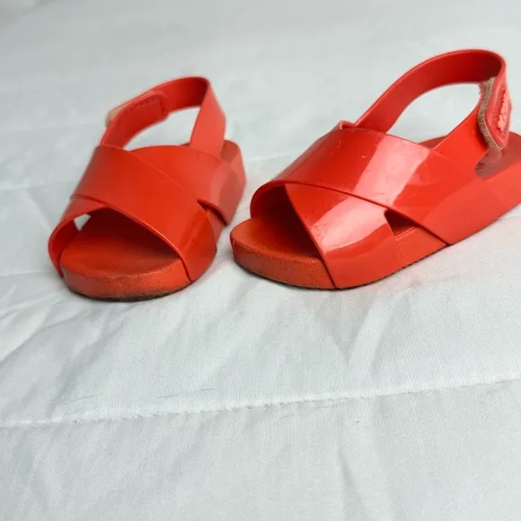 Mini Melissa Pink Sandals &amp; Zaxy Baby Rush Sandals