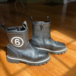 MM6 Maison Martin Margiela Kids Black Boots