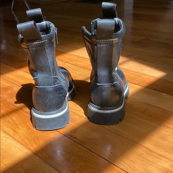 MM6 Maison Martin Margiela Kids Black Boots