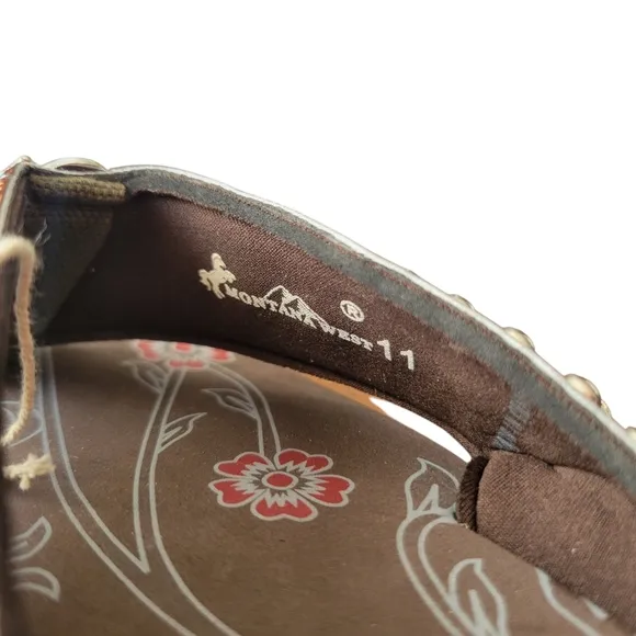 Montana West Custom Texas A&amp;M University Bling Platform Sandals Women Size 11