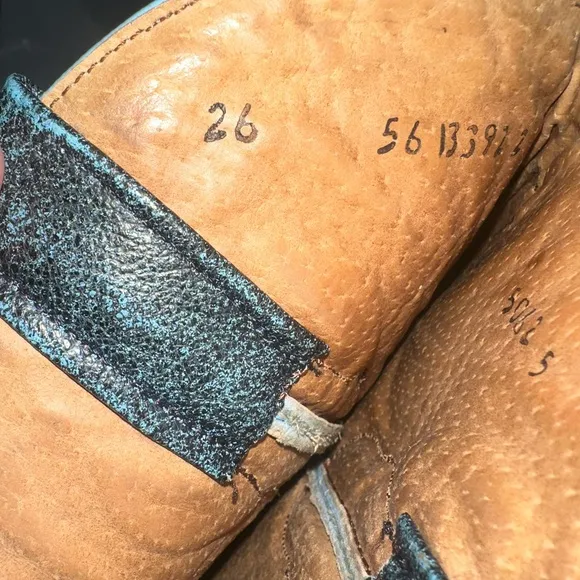 Montenegro, Blue Western Boots, Size 9