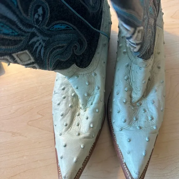 Montenegro, Blue Western Boots, Size 9