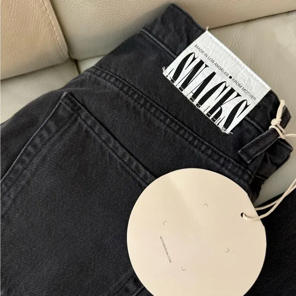 mother x snacks high waisted wedge slit heel