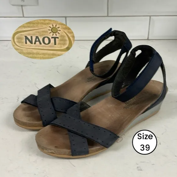 NAOT WAND ANKLE STRAP SANDAL Women’s Size 8.5 / Euro 39