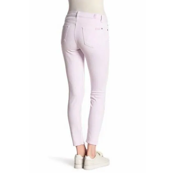 NEW 7 FOR ALL MANKIND gwenevere mid waist skinny jeans in purple
