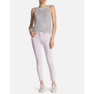 NEW 7 FOR ALL MANKIND gwenevere mid waist skinny jeans in purple