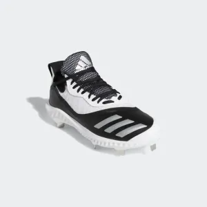 NEW Adidas Icon V Bounce Iced Out Metal Cleats Shoes EE4131 Black White Mens 12