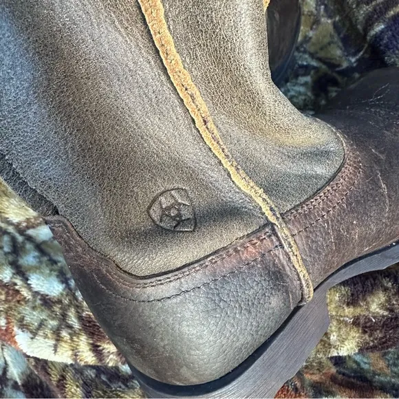 NEW! ARIAT BOYS' EARTH RAMBLER WESTERN BOOTS - SQUARE TOE Size 13