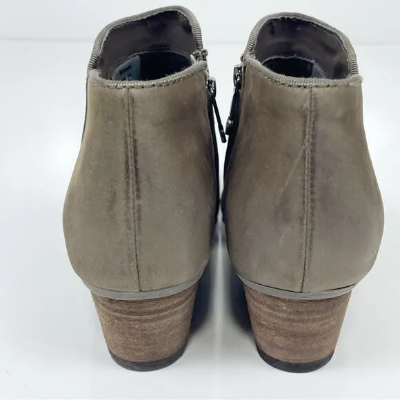 NEW Blondo Villa Waterproof Ankle Boots Booties Taupe Nubuck 6.5