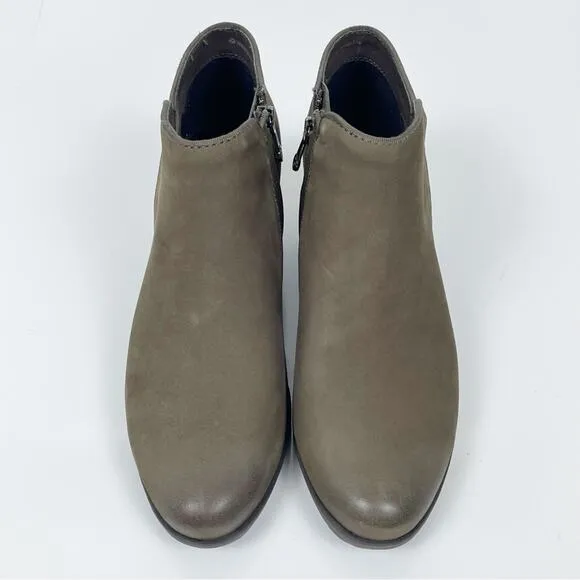 NEW Blondo Villa Waterproof Ankle Boots Booties Taupe Nubuck 6.5