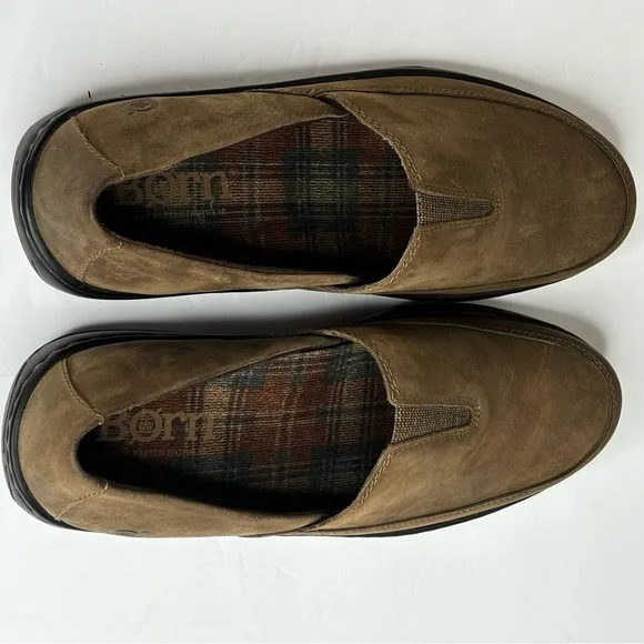 New Born Lex Comfort Slip On Brown Suede Shoes Women’s Size 9.5 Walking, Working