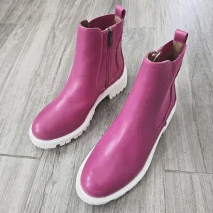 New Buckle Boutique Beast Fashion Twilight Women Pink Ankle Boots Bootie Size 7