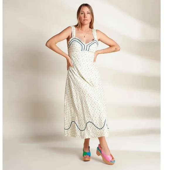 New! CHARLOTTE STONE Cedric Colorblock Platform Sandals Clogs in Cabana