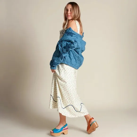 New! CHARLOTTE STONE Cedric Colorblock Platform Sandals Clogs in Cabana