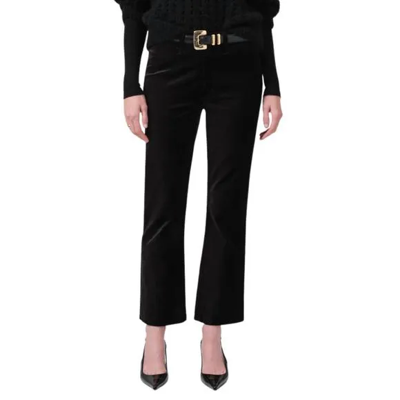 NEW CITIZENS OF HUMANITY isola cropped in velvet black