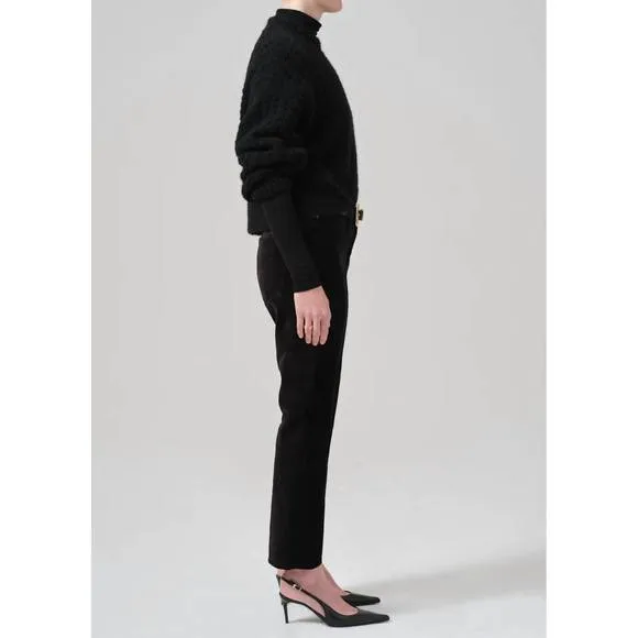 NEW CITIZENS OF HUMANITY isola cropped in velvet black