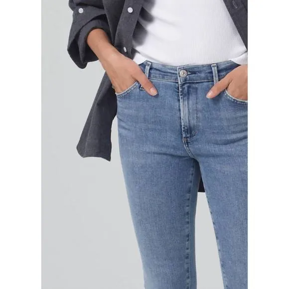 NEW CITIZENS OF HUMANITY rocket ankle mid rise skinny jeans in vivant
