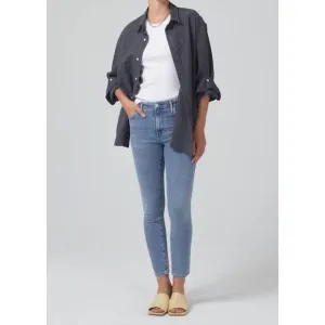 NEW CITIZENS OF HUMANITY rocket ankle mid rise skinny jeans in vivant