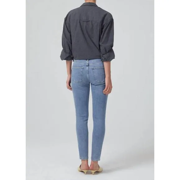 NEW CITIZENS OF HUMANITY rocket ankle mid rise skinny jeans in vivant