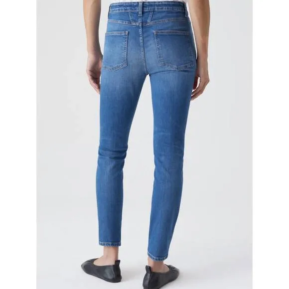 NEW CLOSED skinny pusher jeans in mid blue