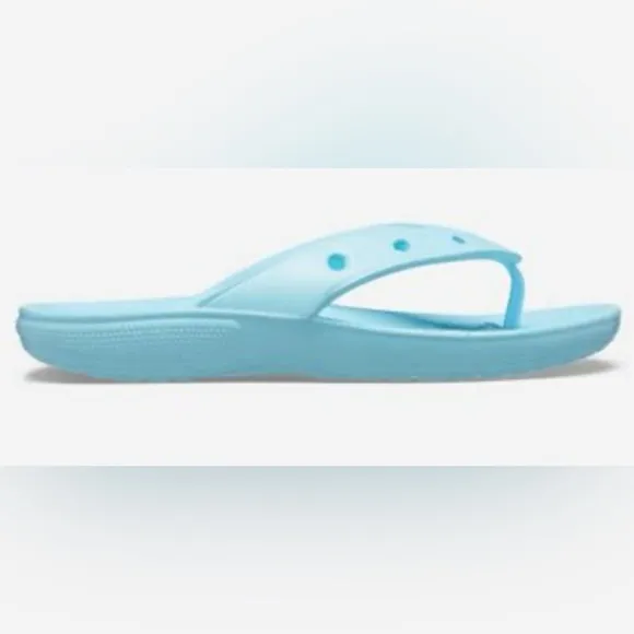 New Crocs Disney’s Cinderella Blue Sandals Flip Flops 🩴 ~ Woman’s 8  (207713)