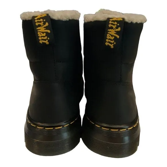 NEW Dr. Martens Women's Combat Combs Leather Black Wyoming Boots 11
