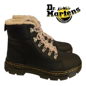 NEW Dr. Martens Women's Combat Combs Leather Black Wyoming Boots 11