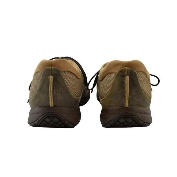 NEW Dunham Oakdale Sport Oxfords Green &amp; Tan Distressed Leather - Men's 9 EEEE