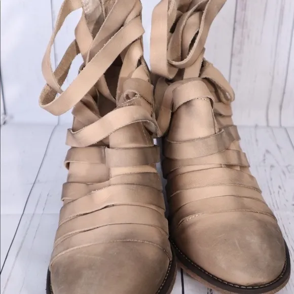 New Free People Hybrid Womens Heel Ankle Boots