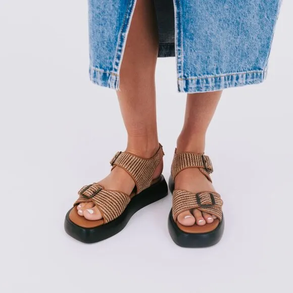 new FREE PEOPLE Mandi Weave Sandal 253