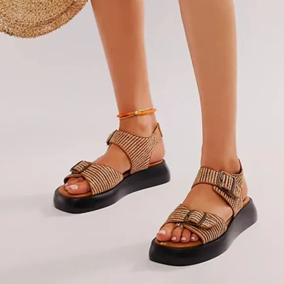 new FREE PEOPLE Mandi Weave Sandal 253