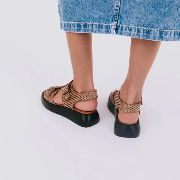 new FREE PEOPLE Mandi Weave Sandal 253