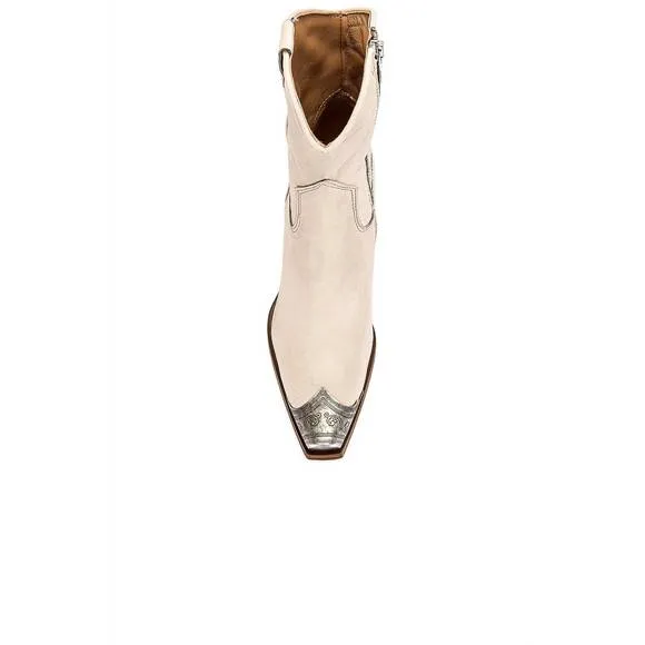 NEW FREE PEOPLE women's brayden western boot in bone