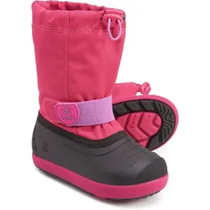 NEW Girl's Kamik Snow Boots, Rose/Black, Kids Size 6