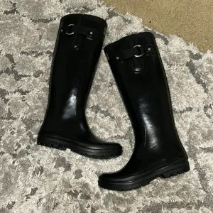 NEW Helly Hansen Veierland Waterproof Tall Rubber Rain Boots Womens Size 5 Black